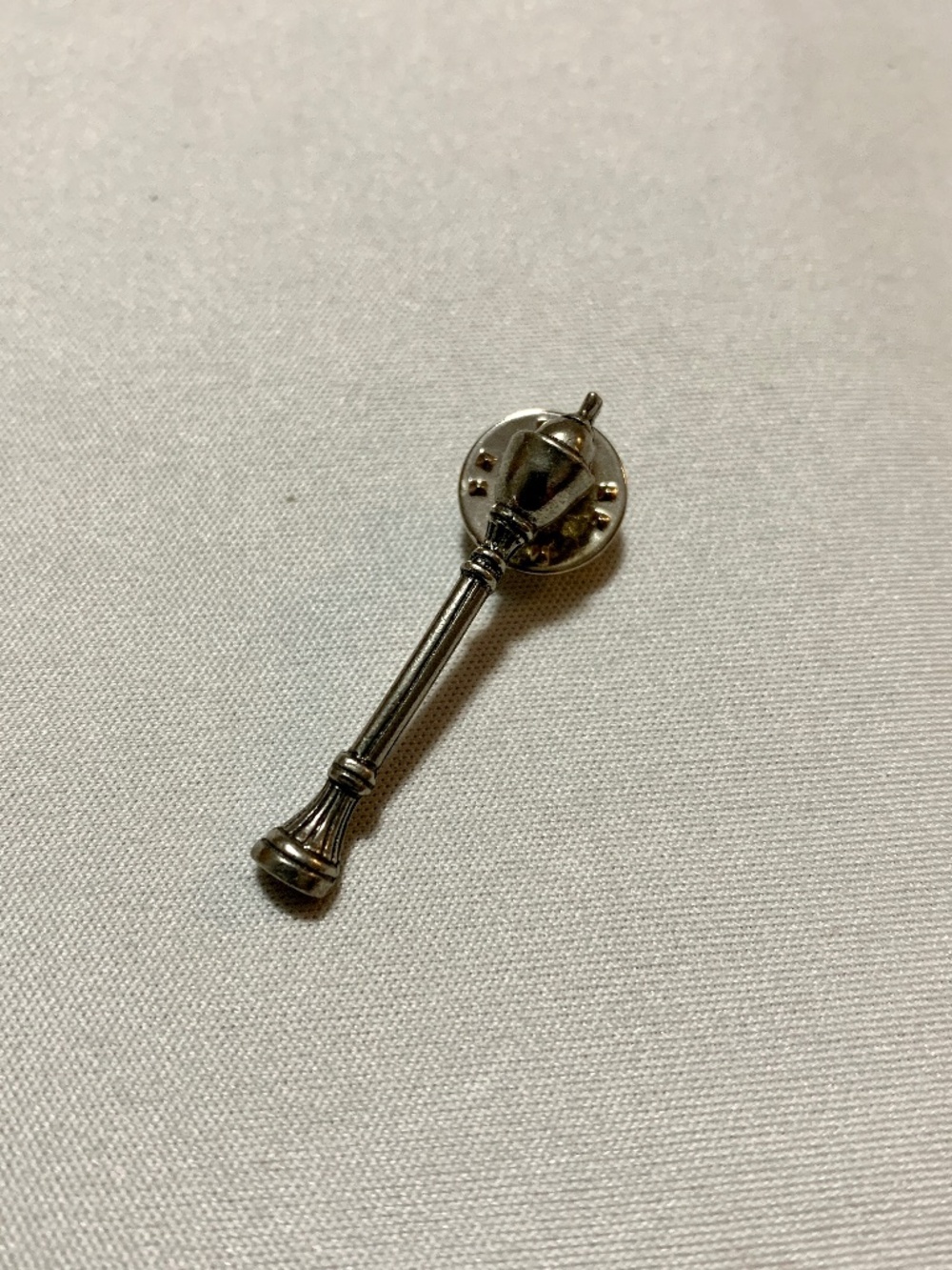 Clift Pewter Royal Torch Scepter Lapel Pin